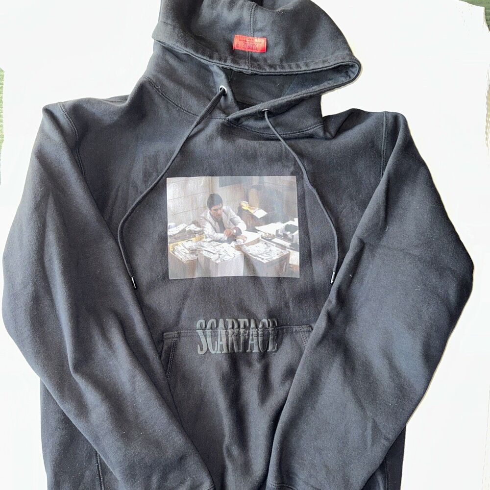 Shoe Palace x Scarface Men Hoodie Size M Black Graphic Fleece